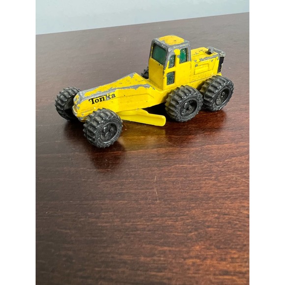 Vintage Tonka yellow and black toy tractor - Picture 4 of 7